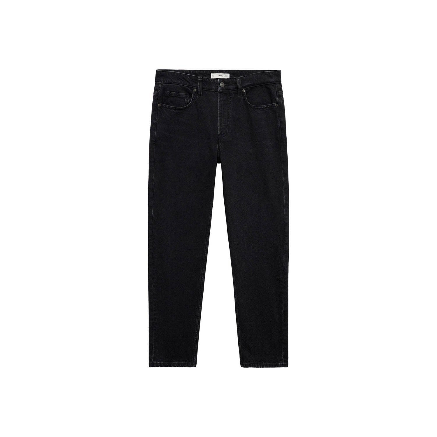 Mango Man straight fit jeans black denim