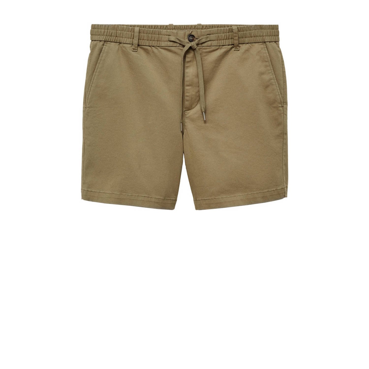 Mango Man regular fit short kaki