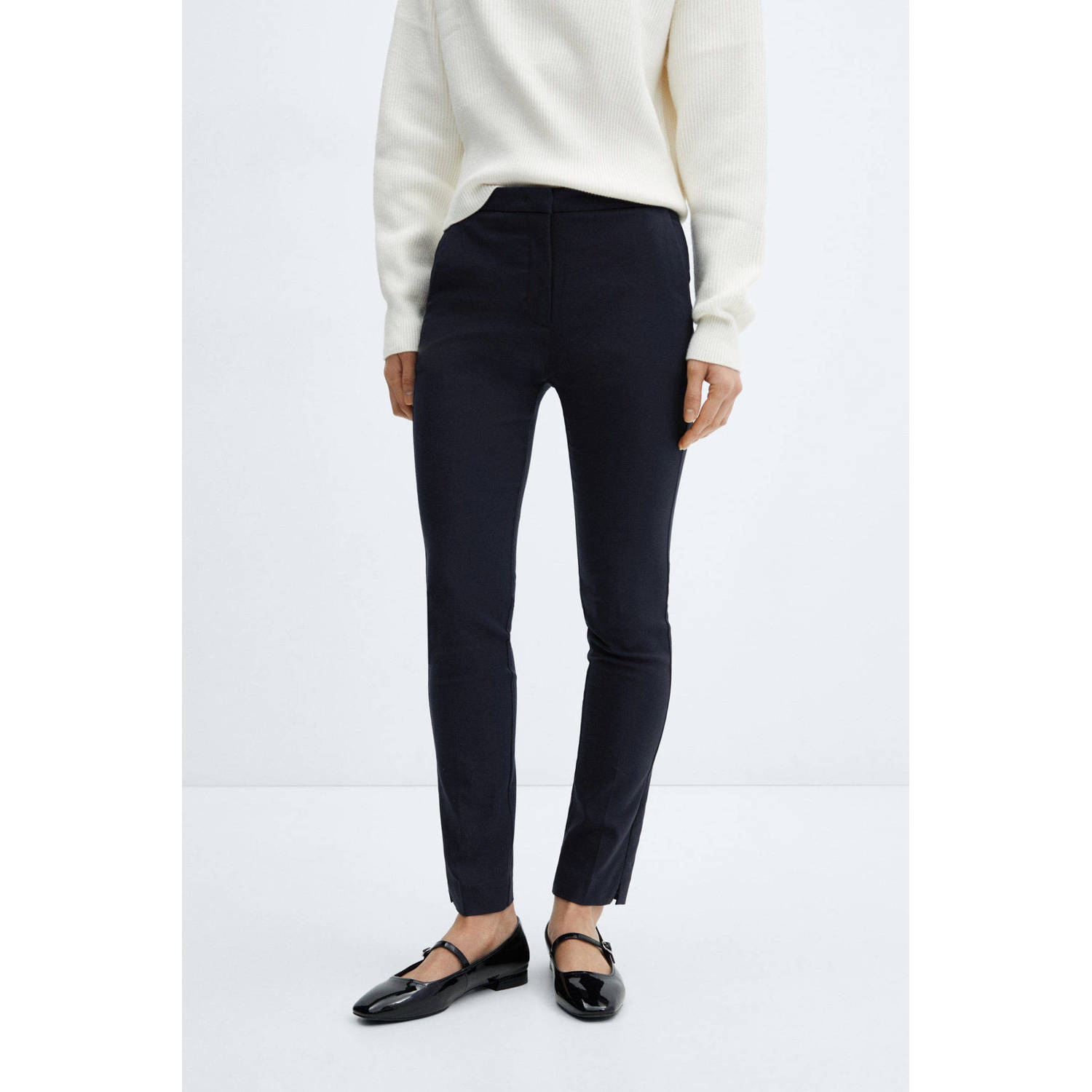 Mango broek marine