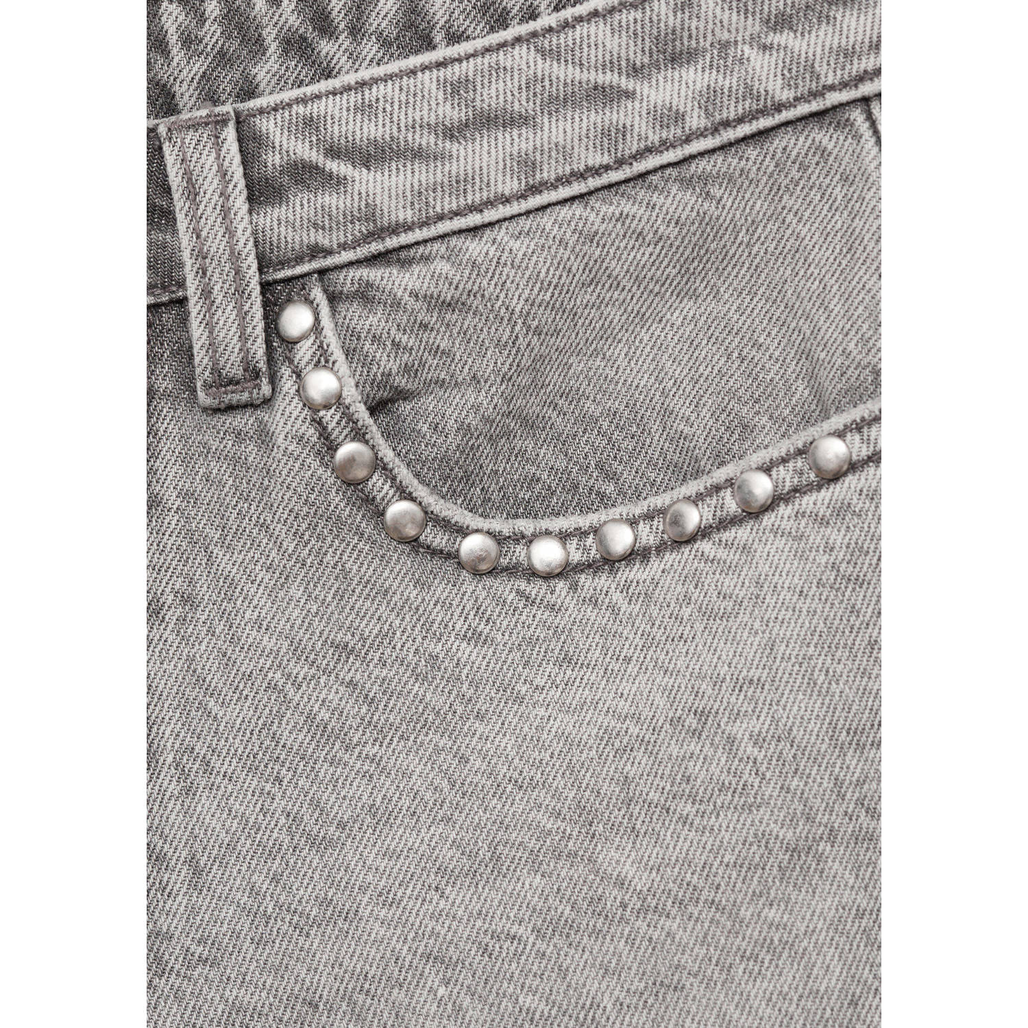 MANGO TEENS denim short grey denim