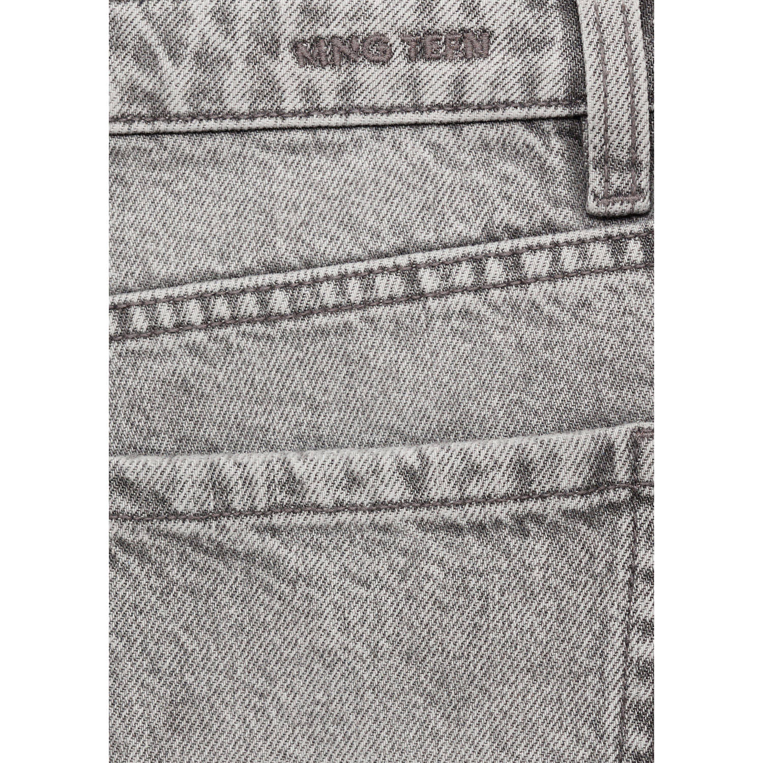 MANGO TEENS denim short grey denim