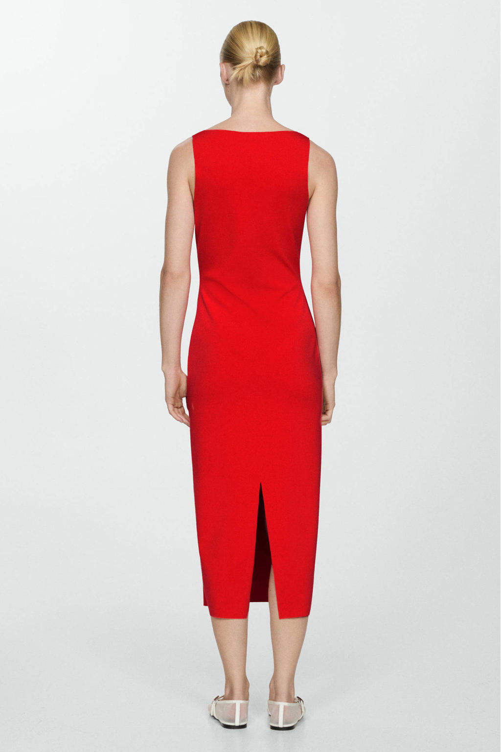 Trend kadın seksi Bodycon Midi elbise doğum günü kıyafetleri Mesh yüksek boyun n