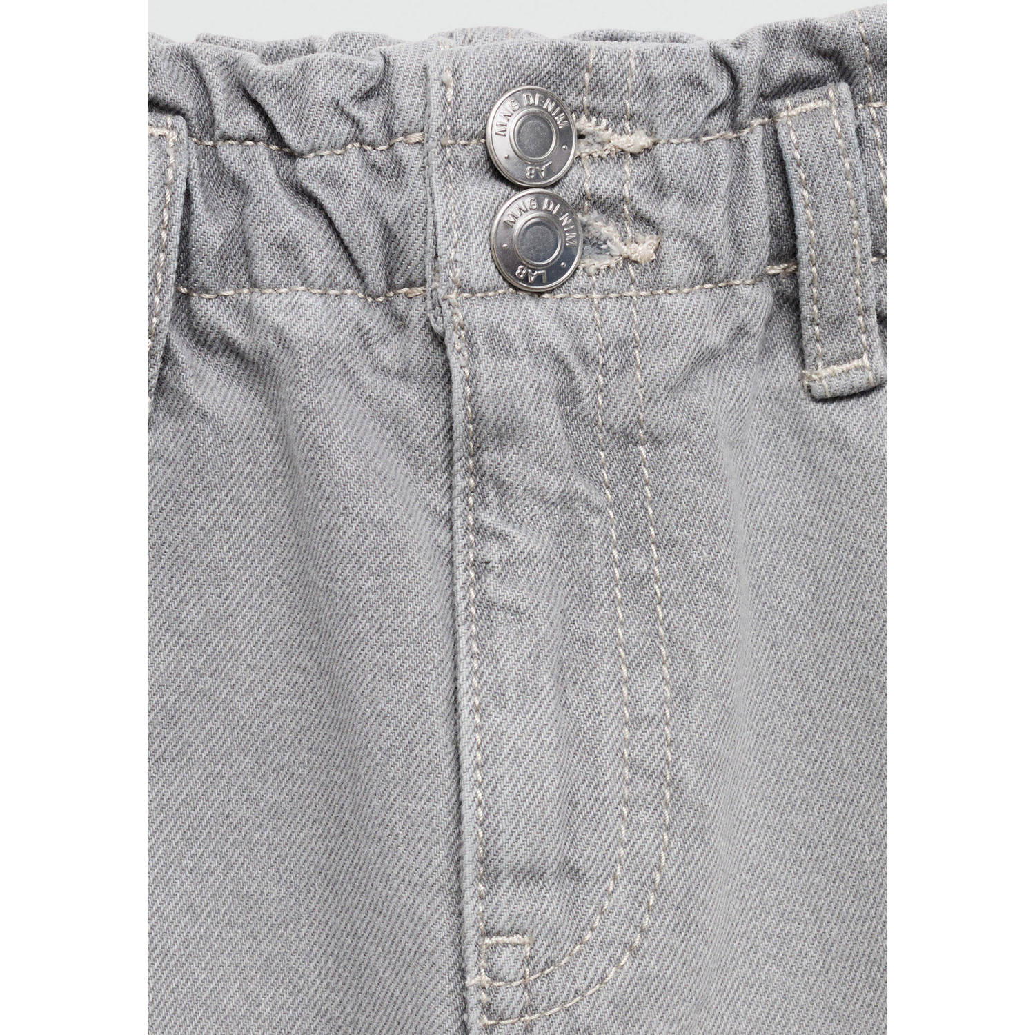 Mango Kids denim spijkerrok grey denim