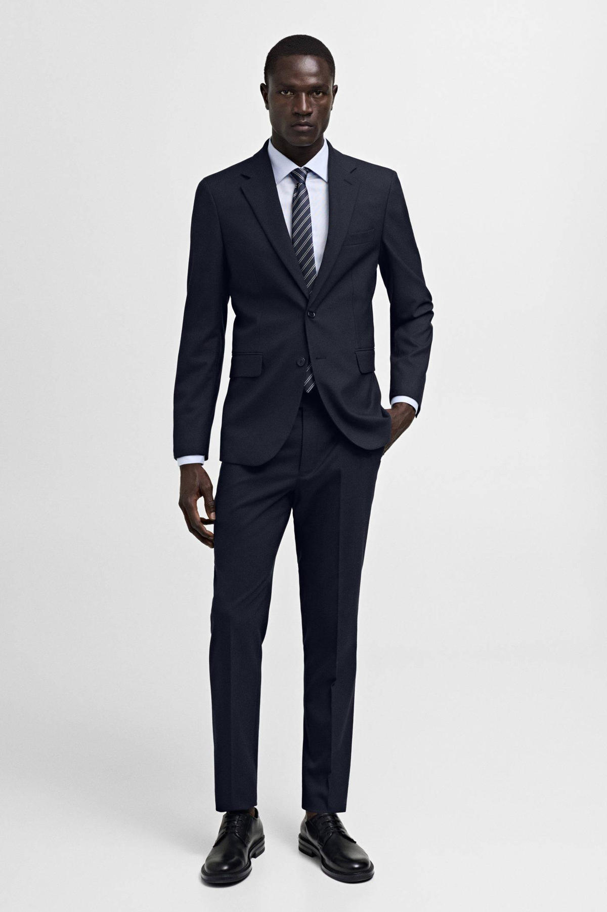 WE Fashion slim fit colbert bordeaux | wehkamp