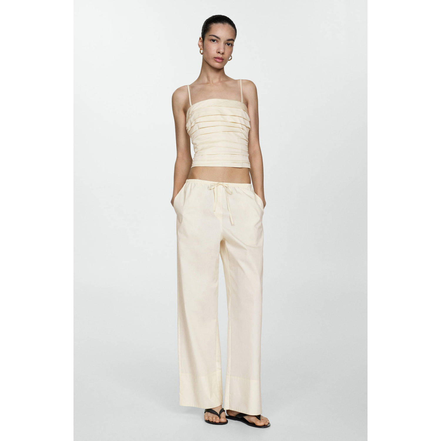 Mango top beige