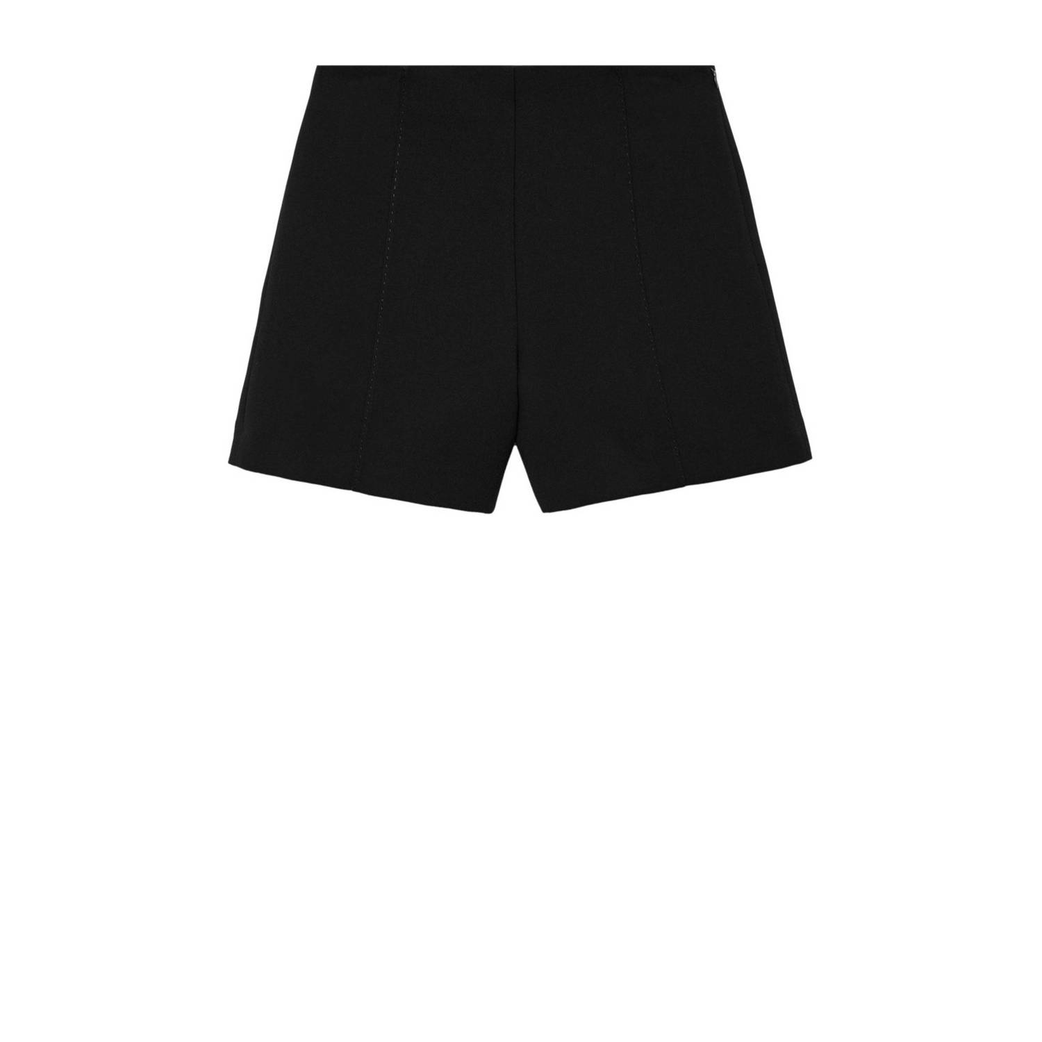 Mango regular fit short lichtgeel