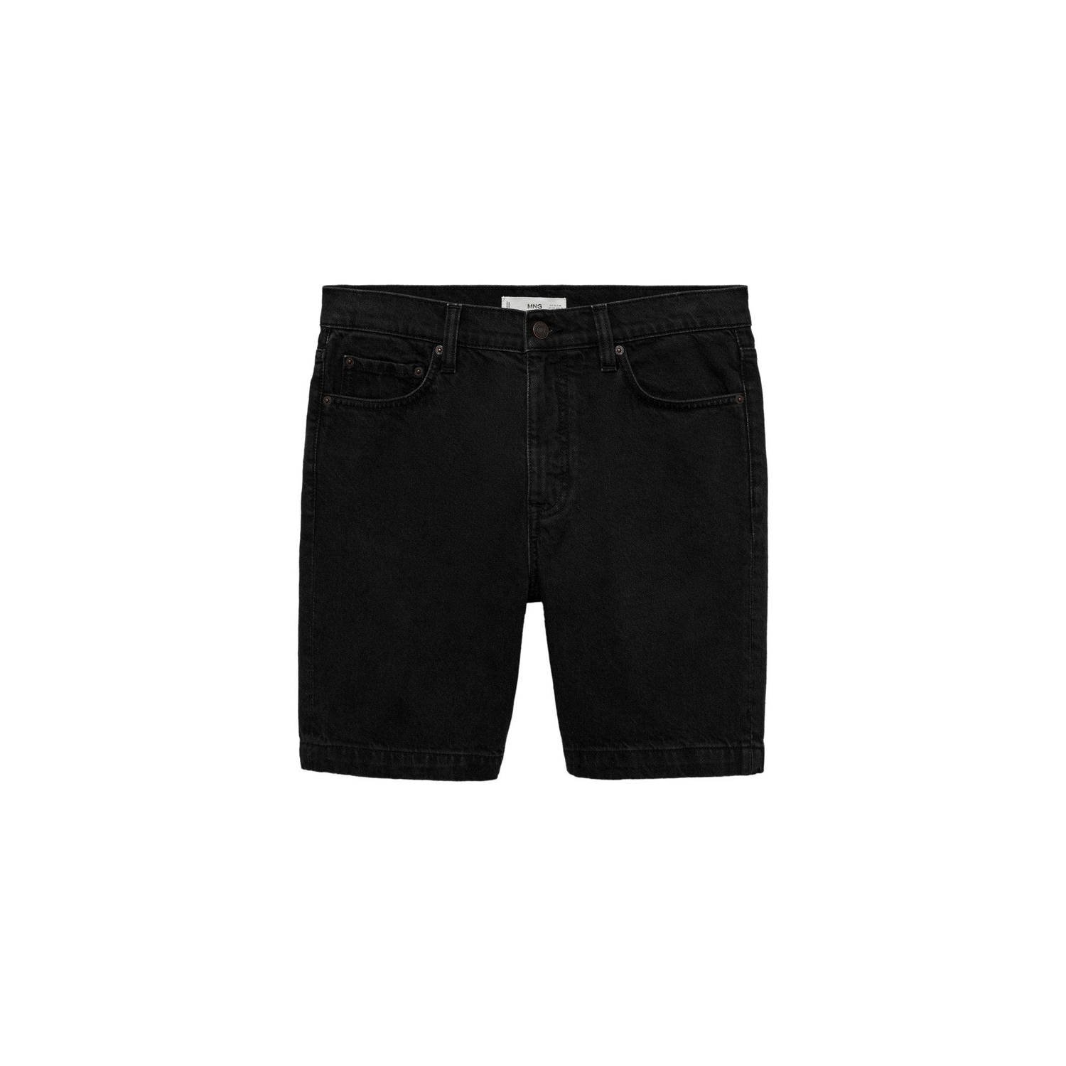 Mango Man regular fit short grijs