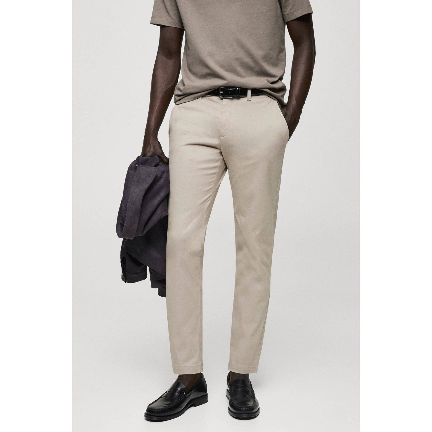 Mango Man slim fit chino ecru