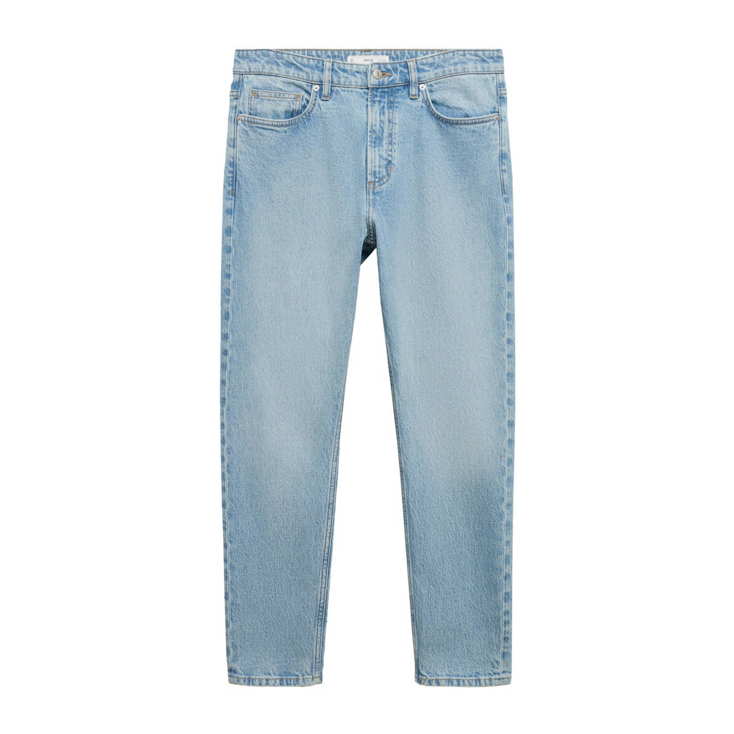 Mango Man tapered fit jeans blauw