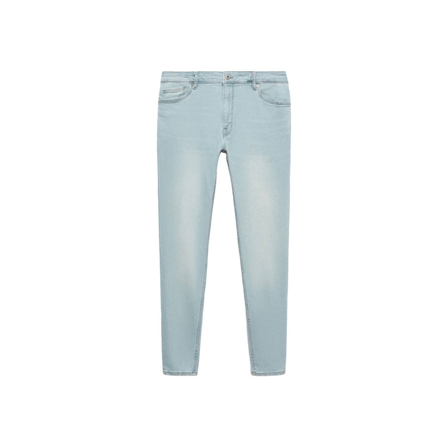 Mango Man skinny jeans lichtblauw