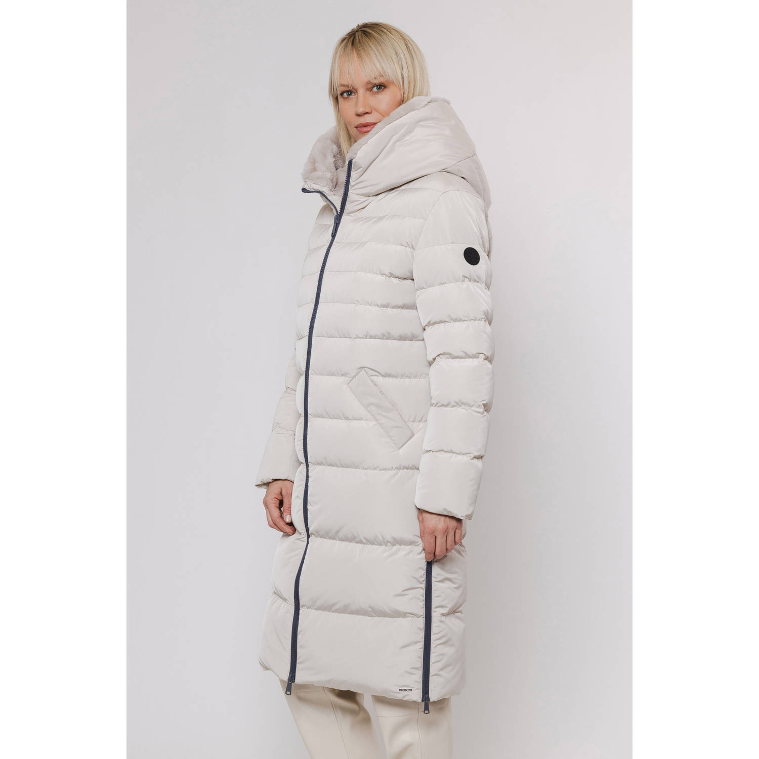 Rino & Pelle gewatteerde winterjas beige
