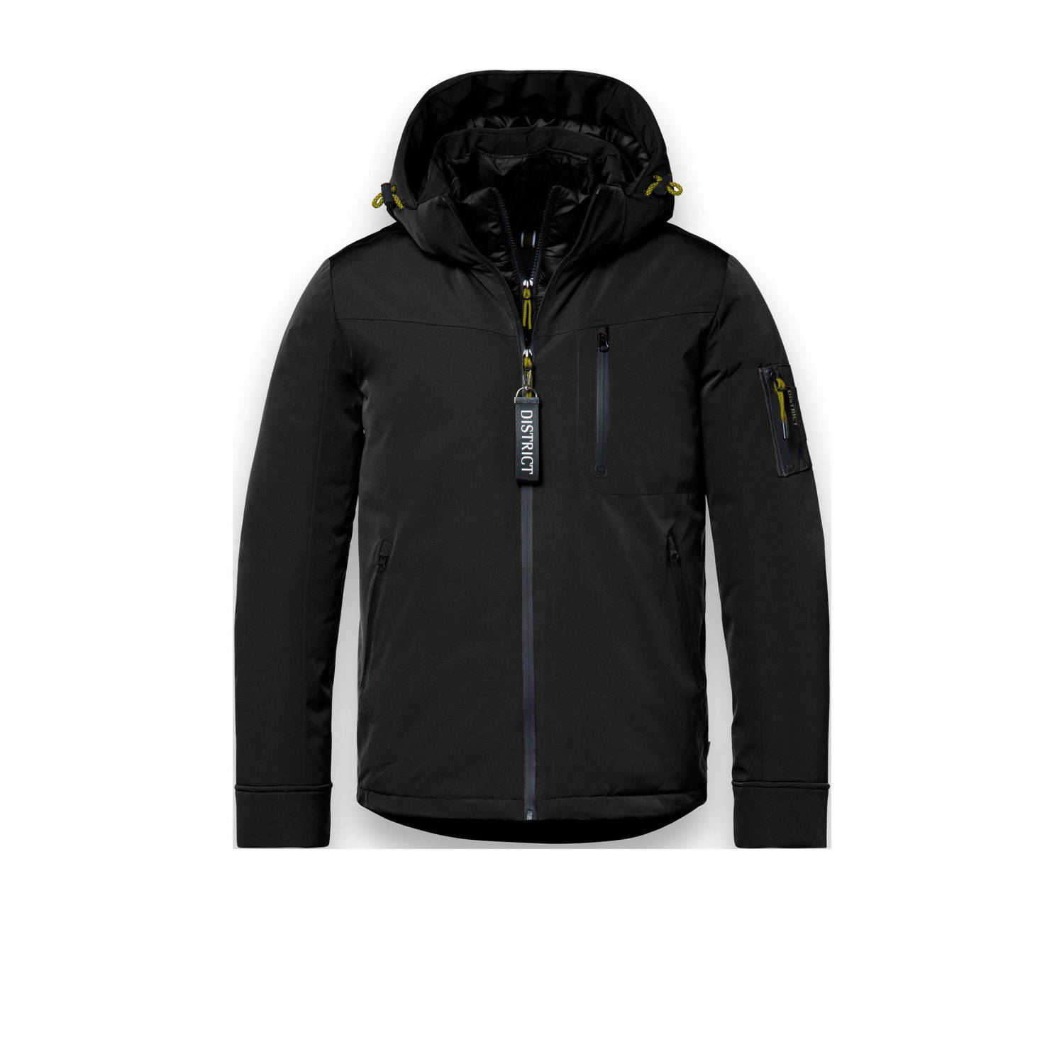 District softshell jas Utility zwart