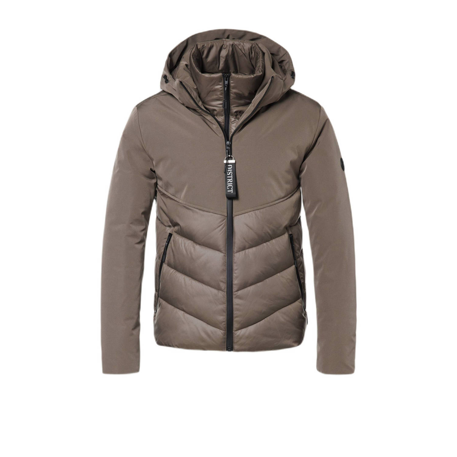 District softshell jas ULTRA taupe