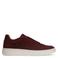 Manfield suède sneakers donkerrood