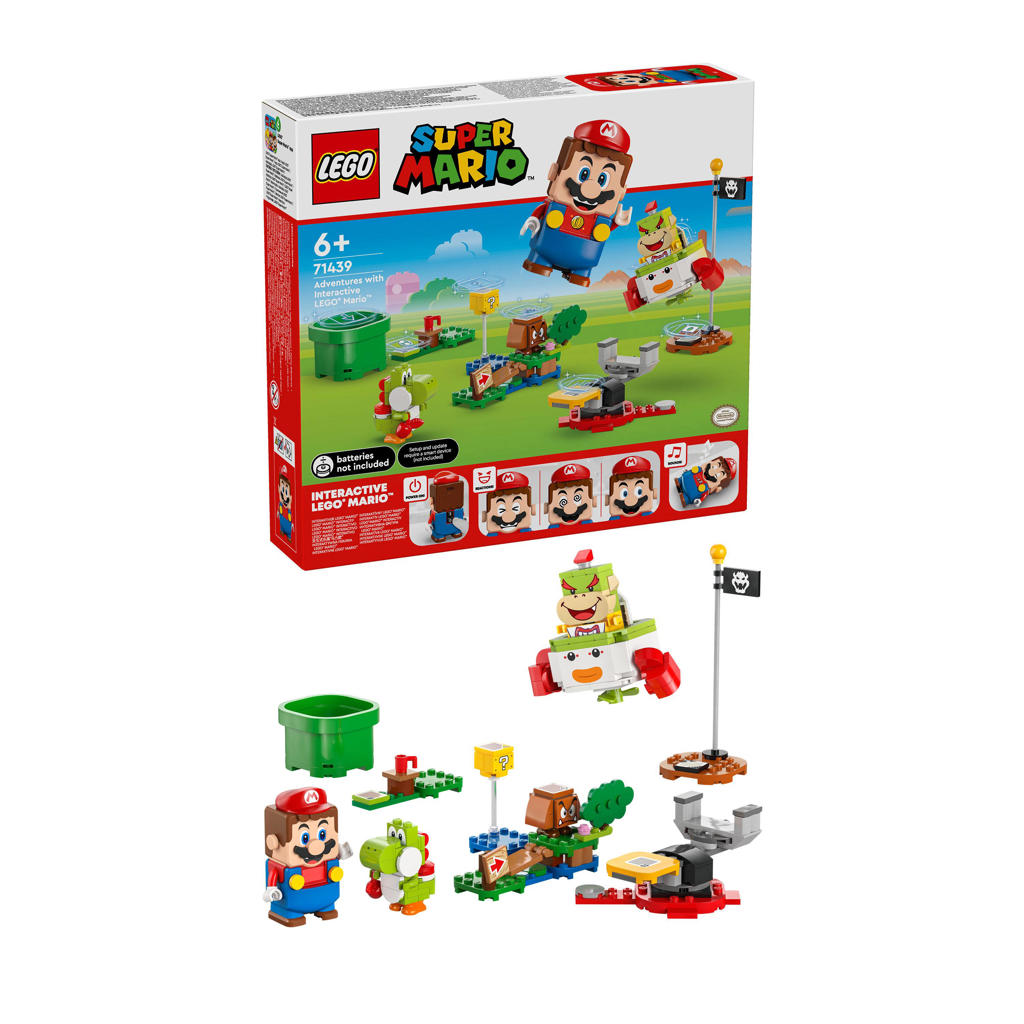 LEGO Super Mario Avonturen met interactieve Mario Figuur en Yoshi Poppetje 71439