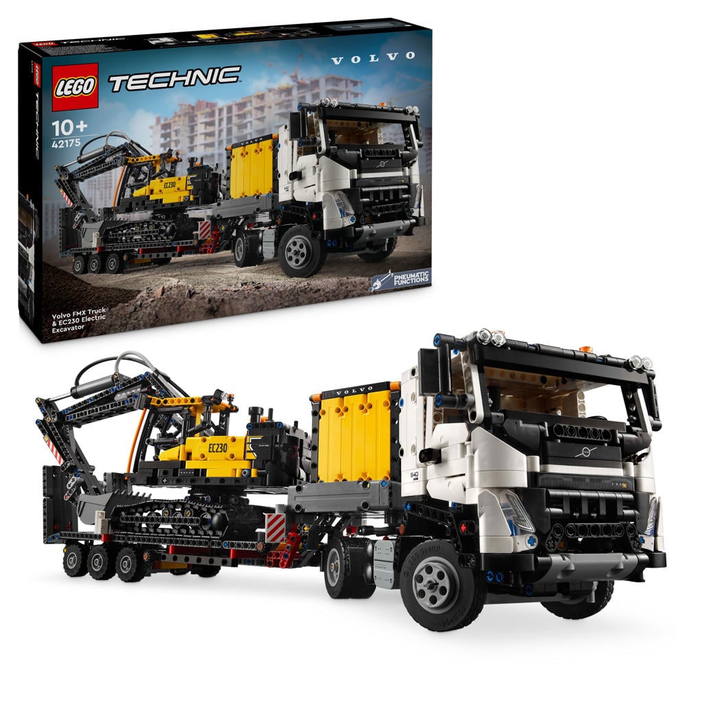 LEGO Technic Volvo FMX truck & EC230 elektrische graafmachine Speelgoed voor Kinderen 42175