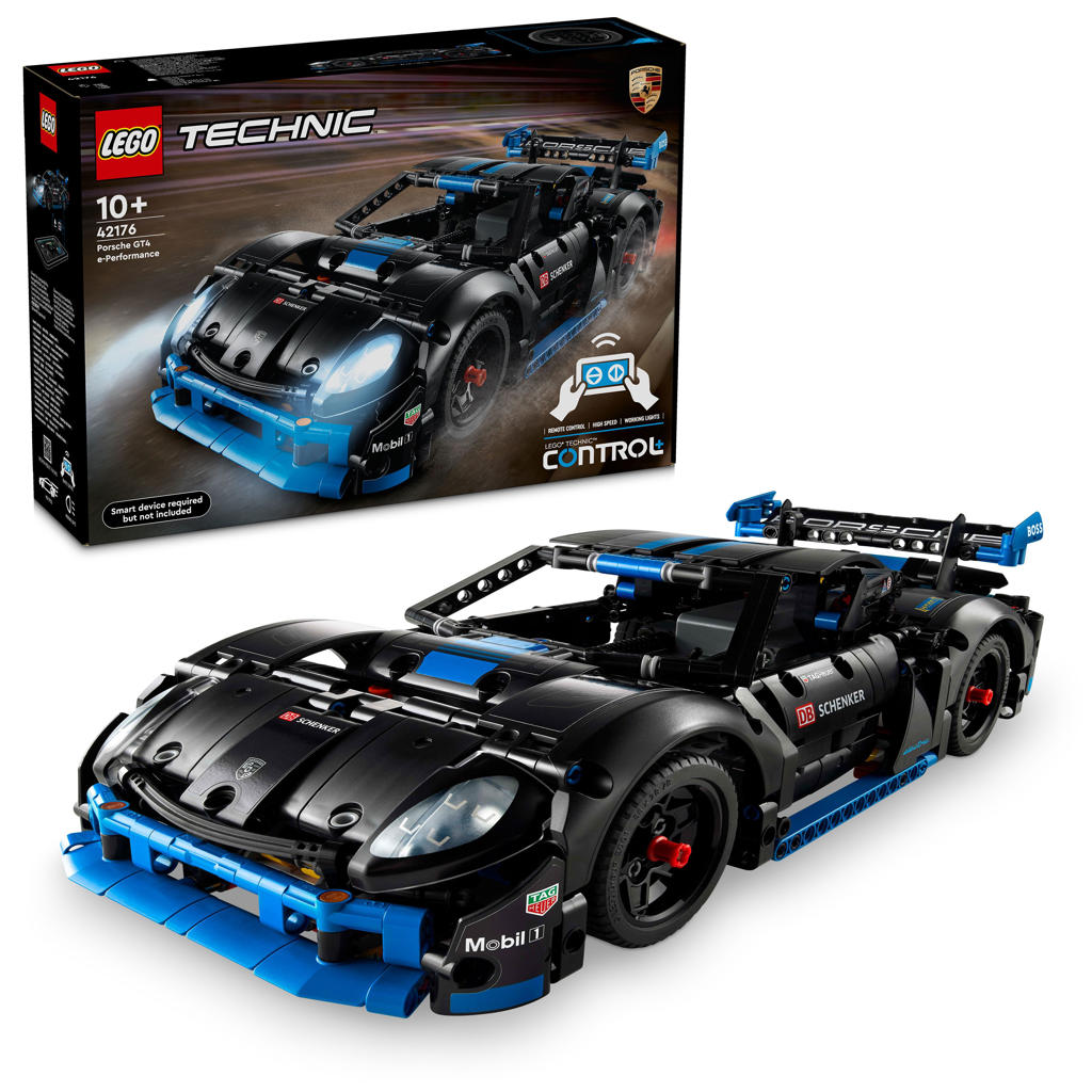 LEGO Technic Porsche GT4 e-Performance racewagen, Op Afstand Bestuurbaar Auto Speelgoed 42176