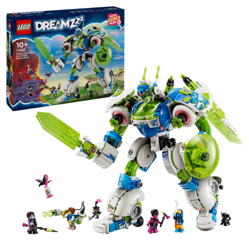 LEGO DREAMZzz 2-in-1 Mateo en Z-Blob de riddermecha Robot Speelgoed Bouwpakket voor Kinderen 71485 afbeelding