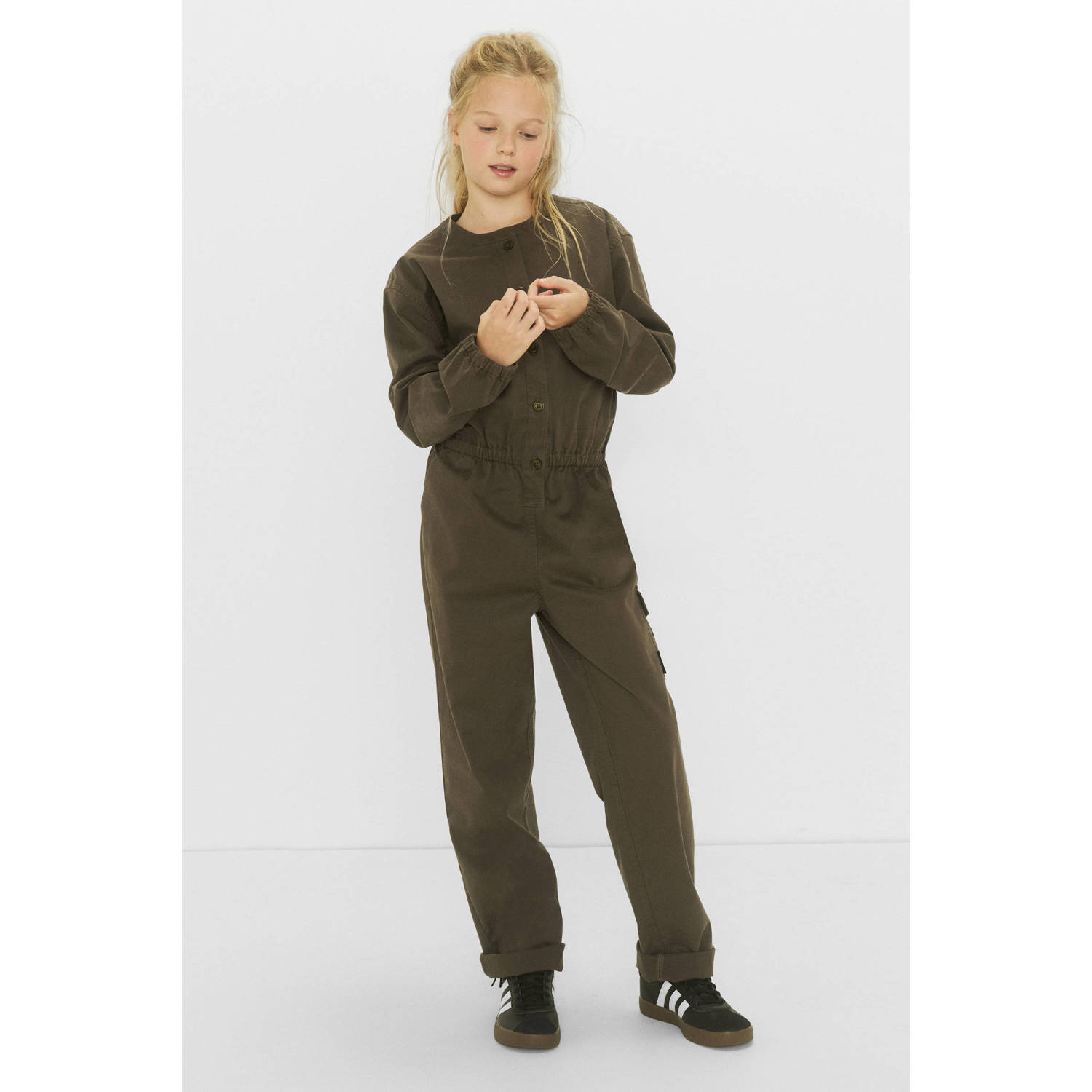 Me & My Monkey boilersuit Roxanne groen