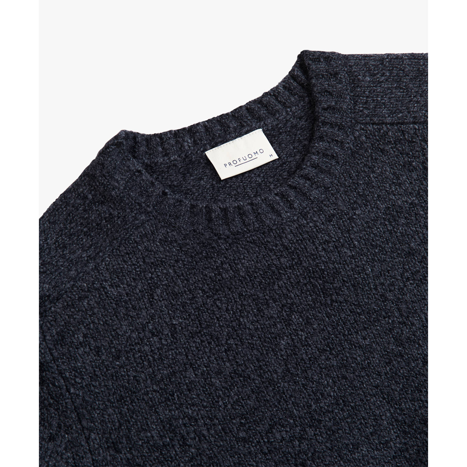 Profuomo wollen trui donkerblauw