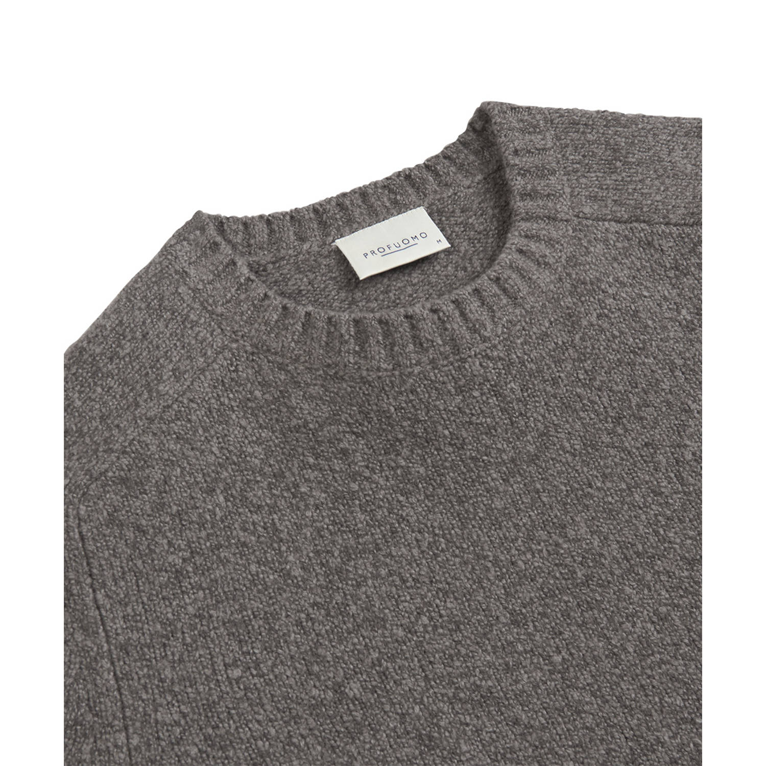 Profuomo wol pullover bruin