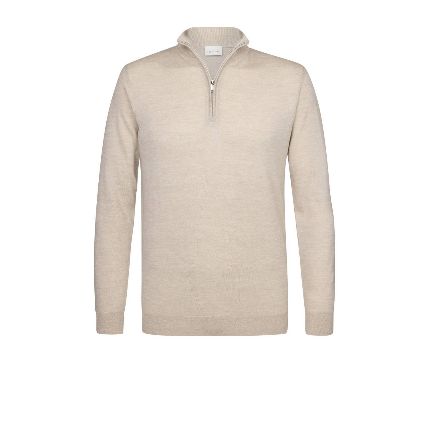 PROFUOMO Heren Truien & Vesten Pullover Half Zip Beige