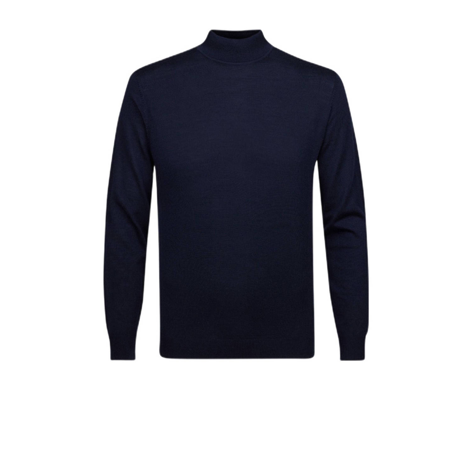PROFUOMO Heren Truien & Vesten Pullover Mock Donkerblauw