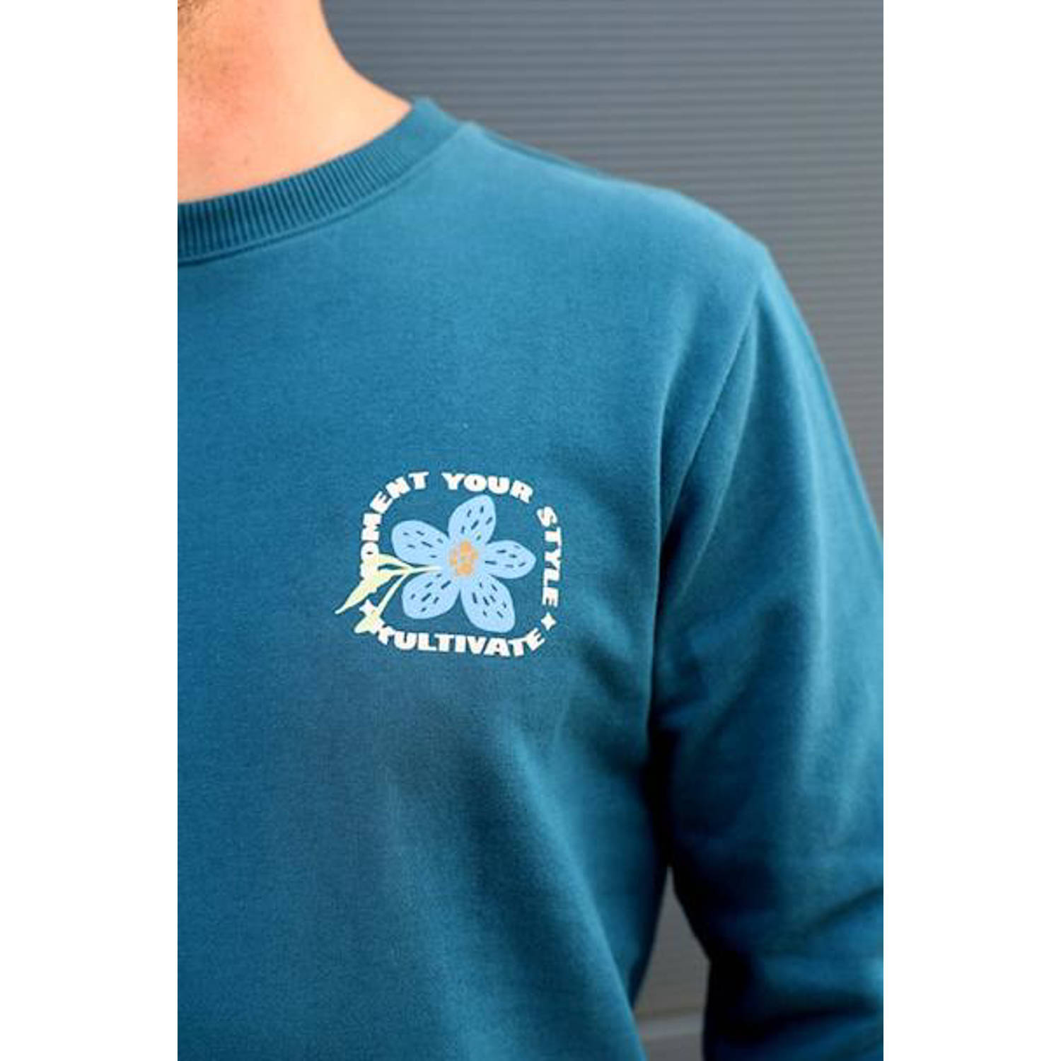 Kultivate sweater groen