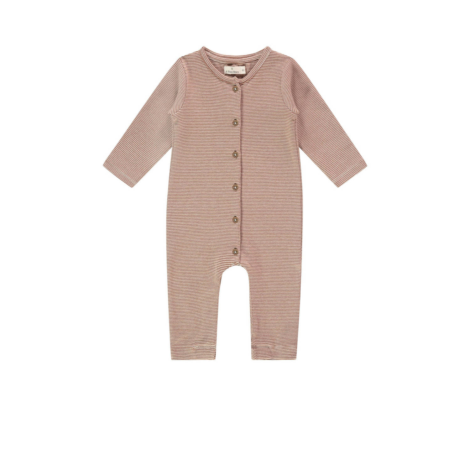 A Tiny Story baby gestreept boxpak bruin beige