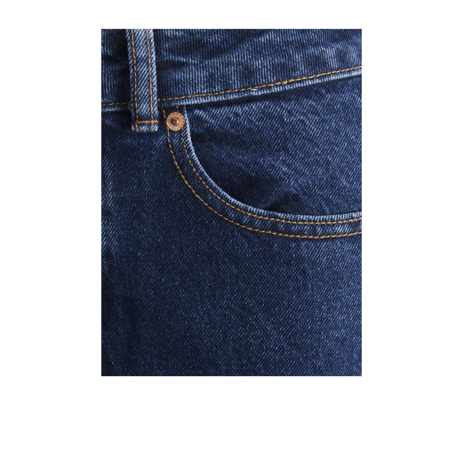 JJXX high waist wide leg jeans dark blue denim