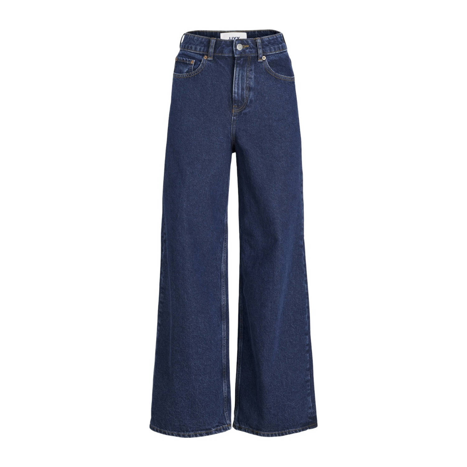 JJXX high waist wide leg jeans dark blue denim