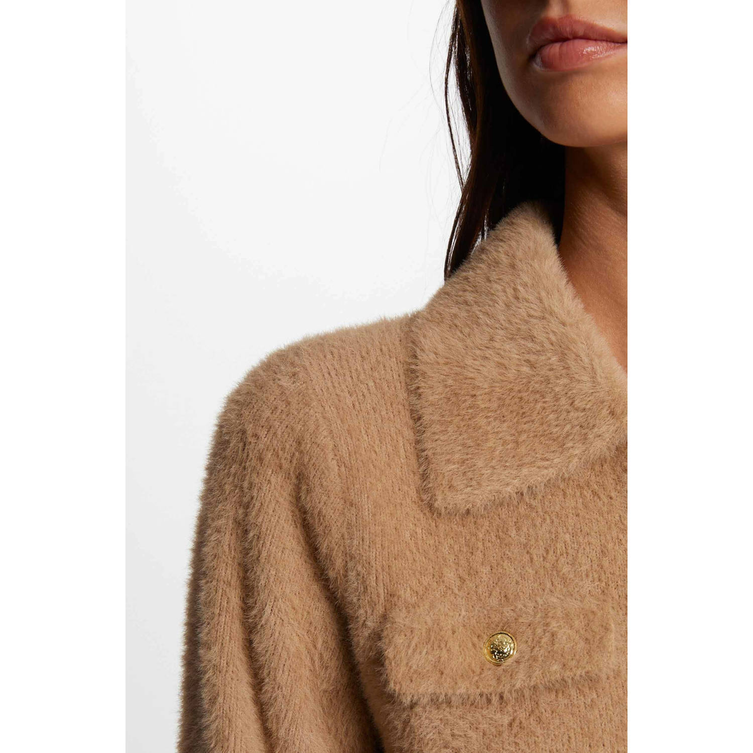 Morgan vest camel