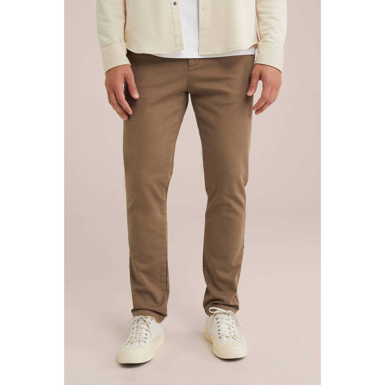 WE Fashion slim fit chino Bruno