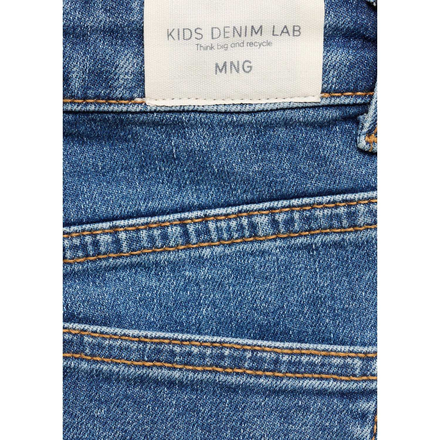 Mango Kids regular fit jeans medium blue denim
