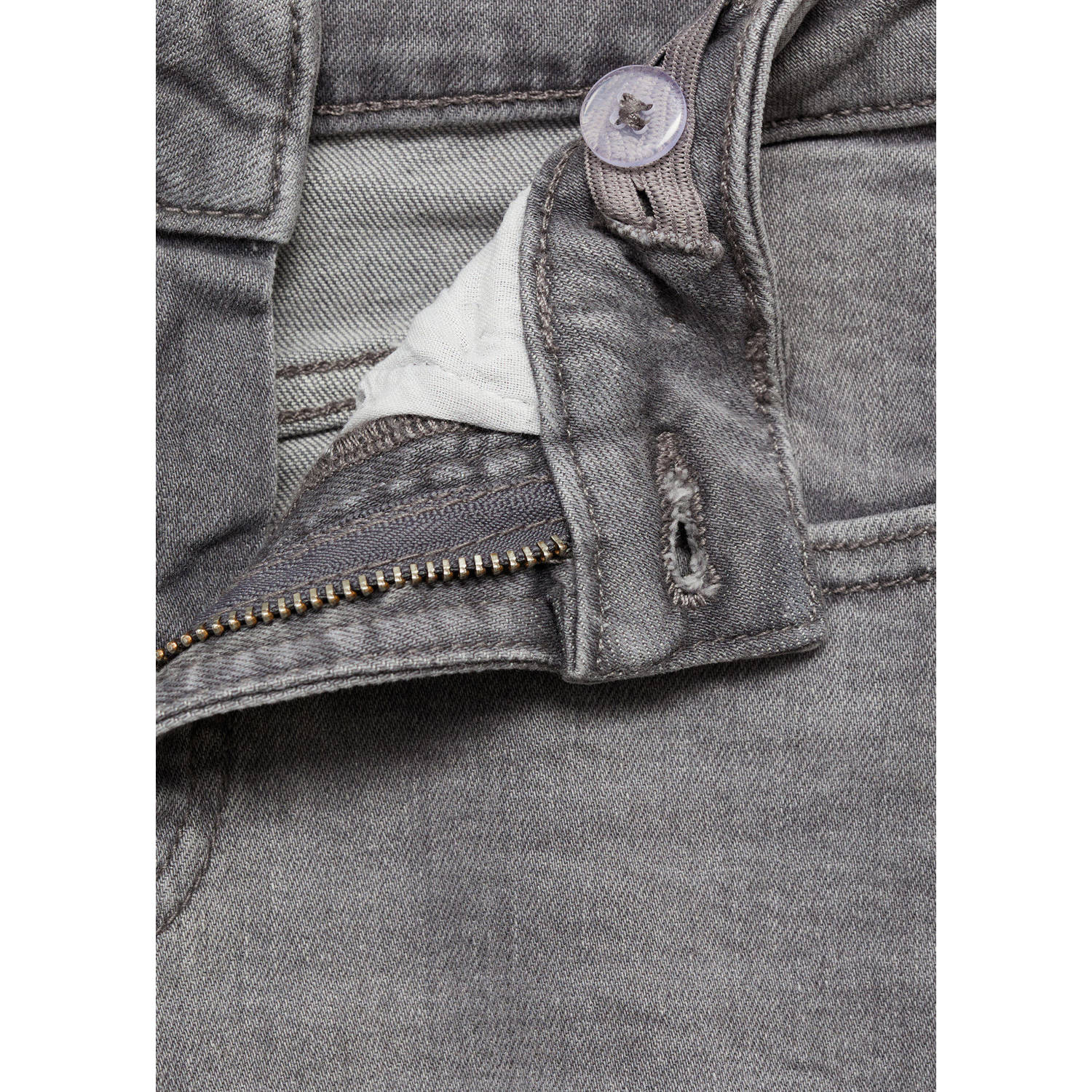 Mango Kids regular fit jeans grey denim
