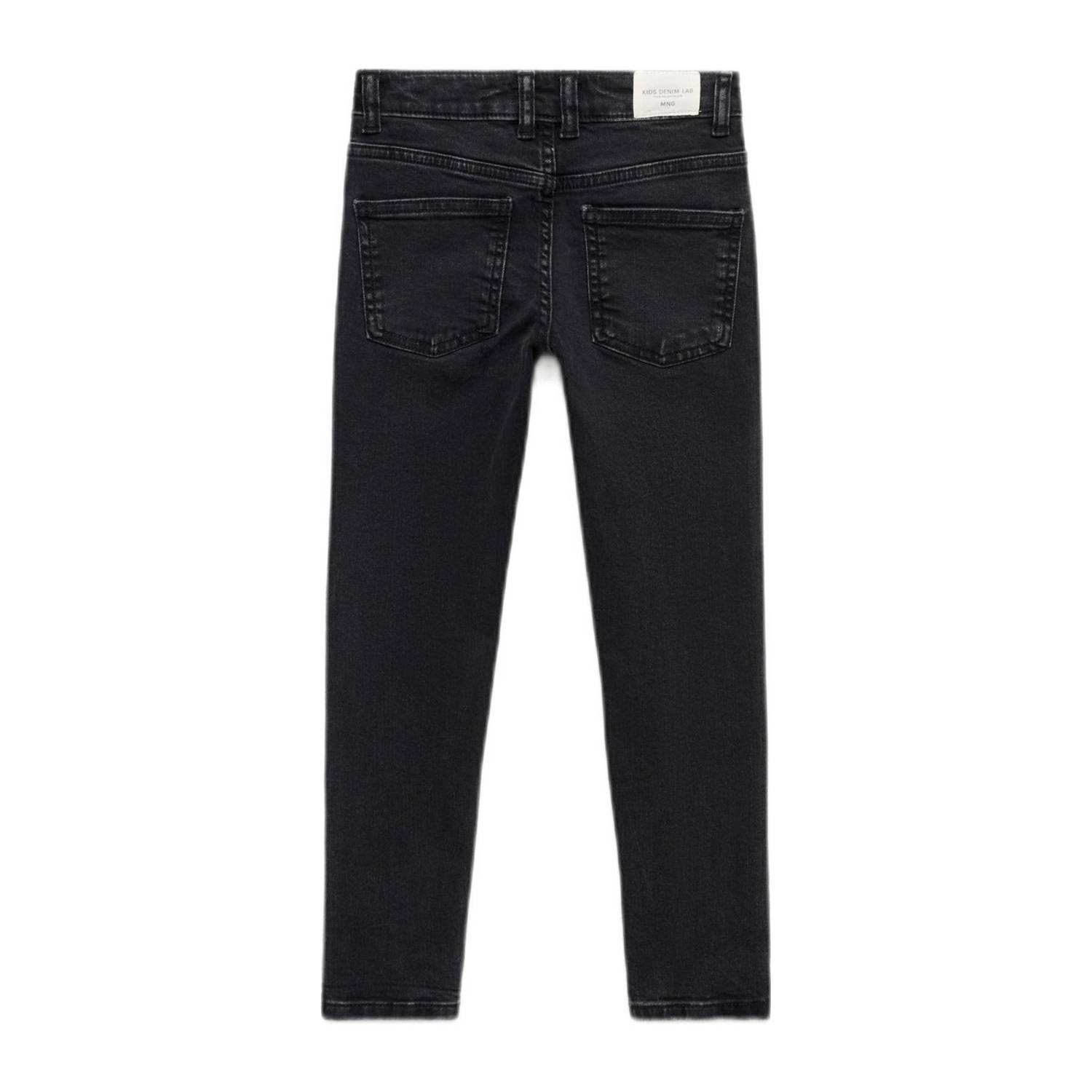 Mango Kids regular fit jeans black denim
