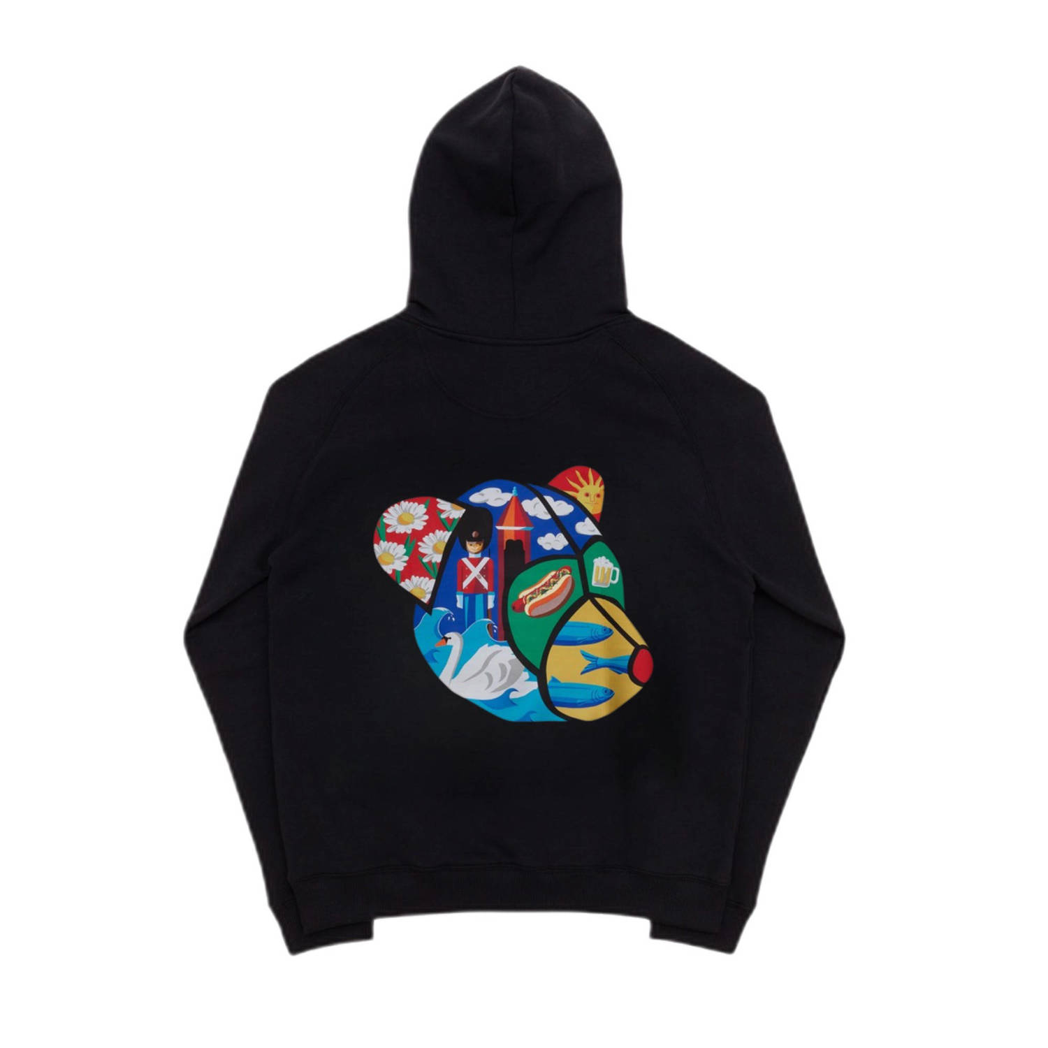 Tonsure hoodie zwart