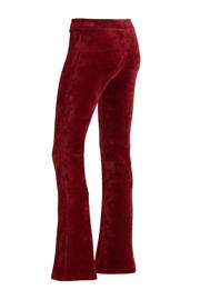thumbnail: anytime fluwelen flared broek bordeauxrood
