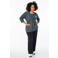 ACTIVE By Zizzi Plus Size sportshirt grijsgroen