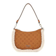 thumbnail: GUESS  schoudertas Davika met teddy cognac