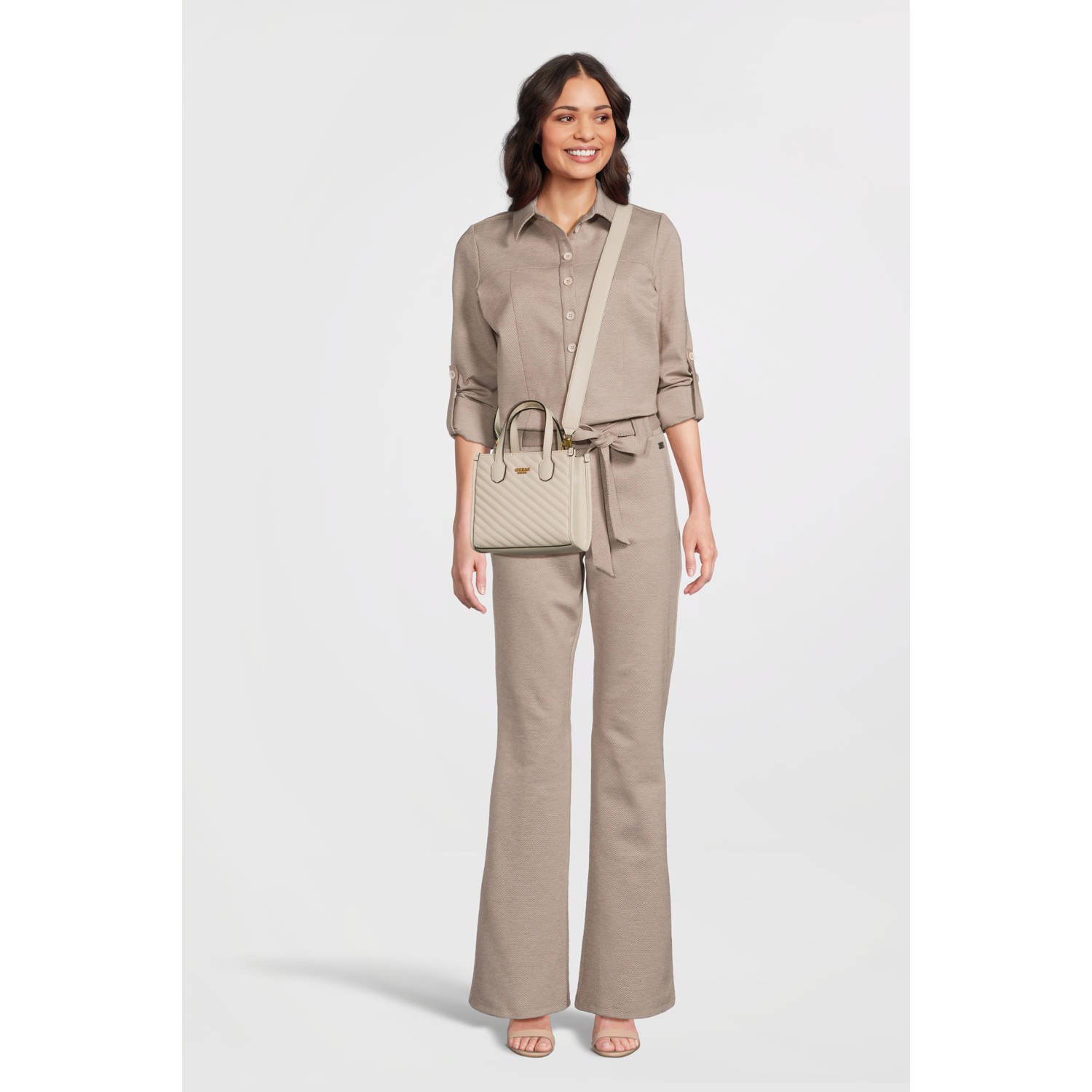 GUESS mini shopper Silvana ecru