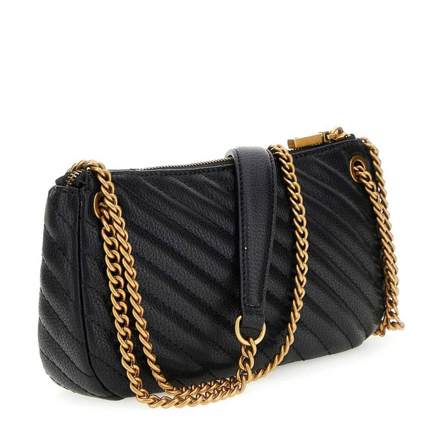 GUESS crossbody tas Sela zwart