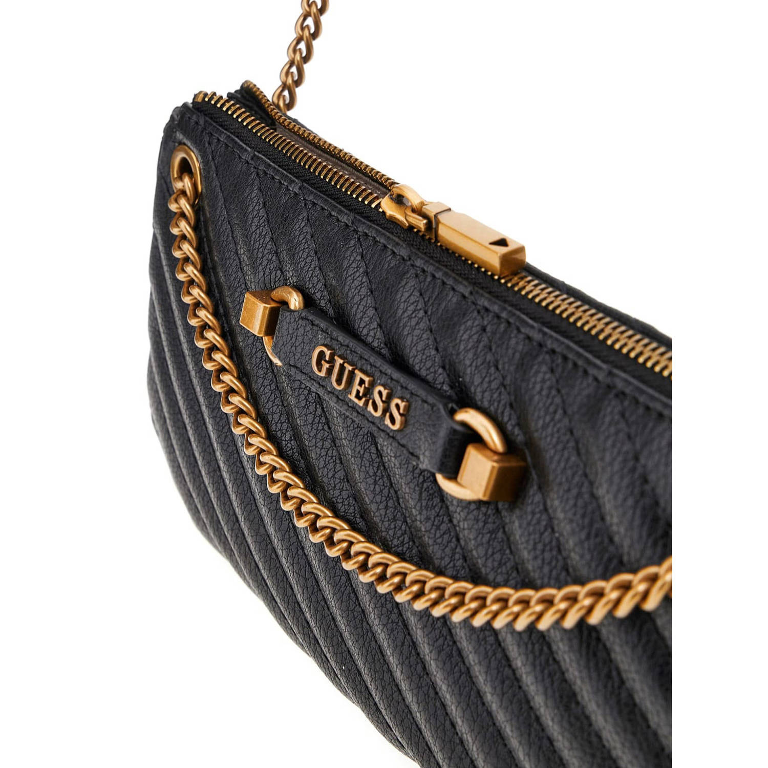 GUESS crossbody tas Sela zwart