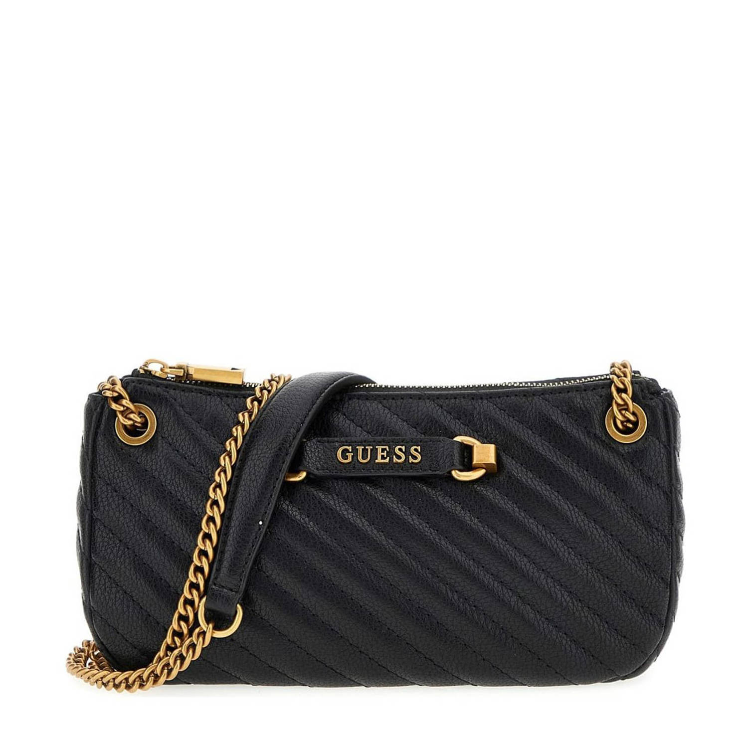 GUESS crossbody tas Sela zwart