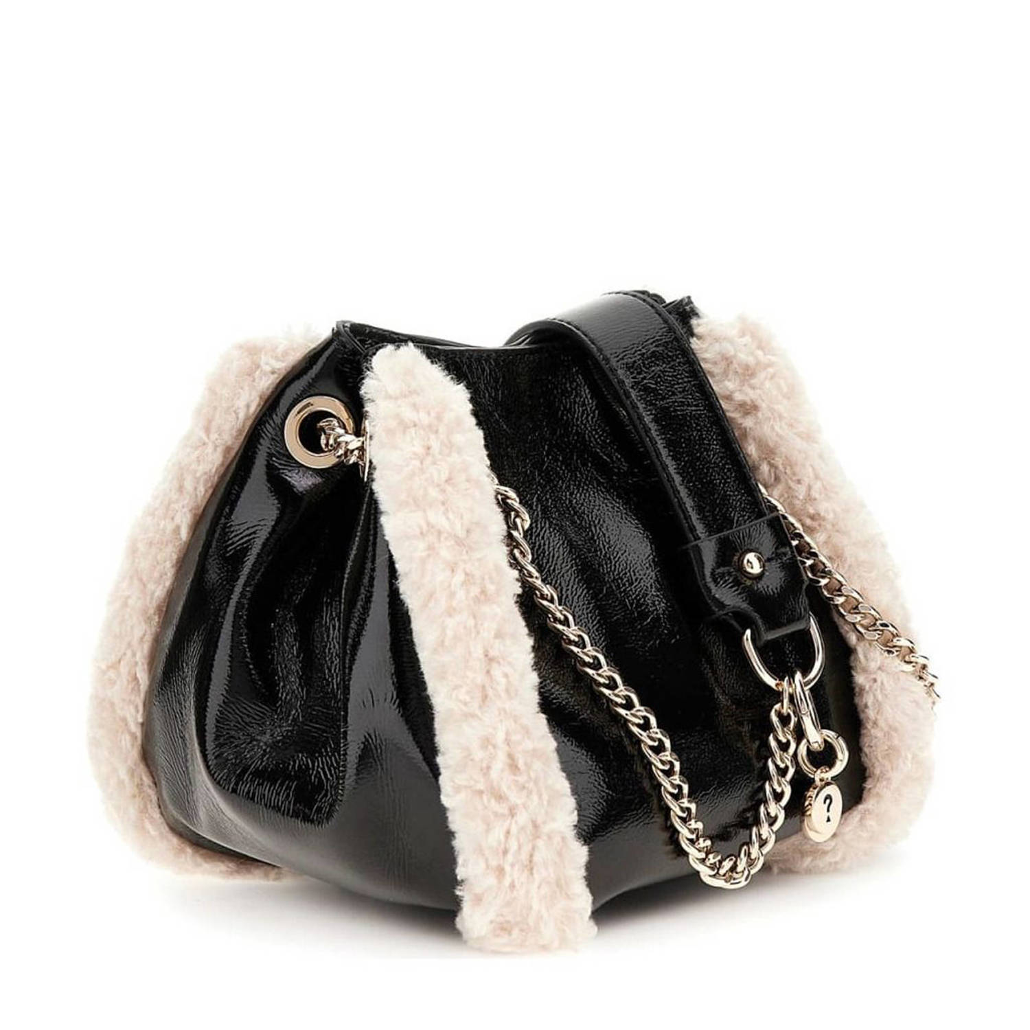 GUESS crossbody tas Davika zwart