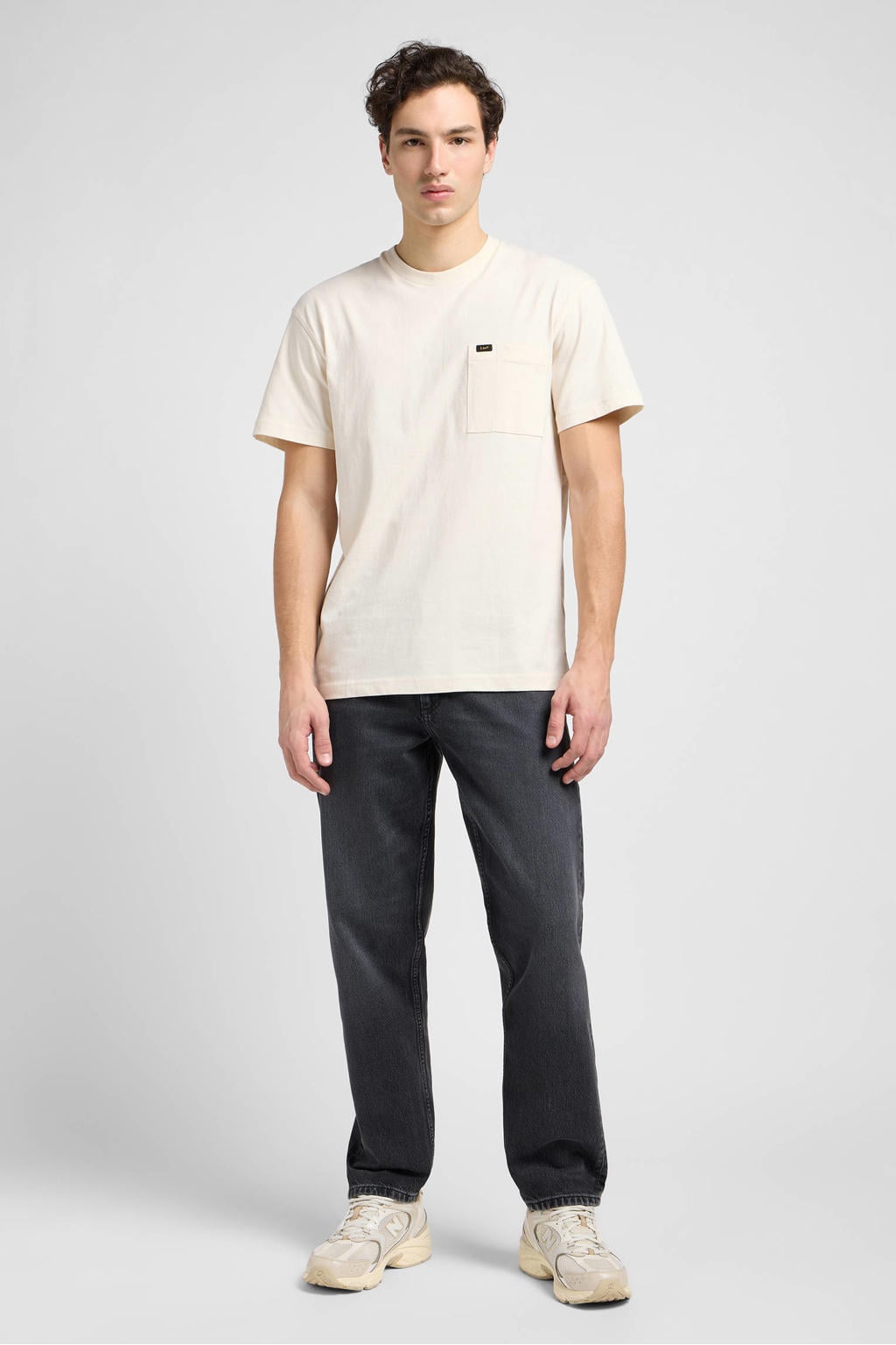 Lee tapered fit jeans Oscar black star