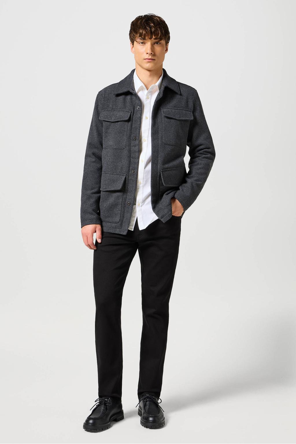 Wrangler Greensboro straight leg jeans deep ink