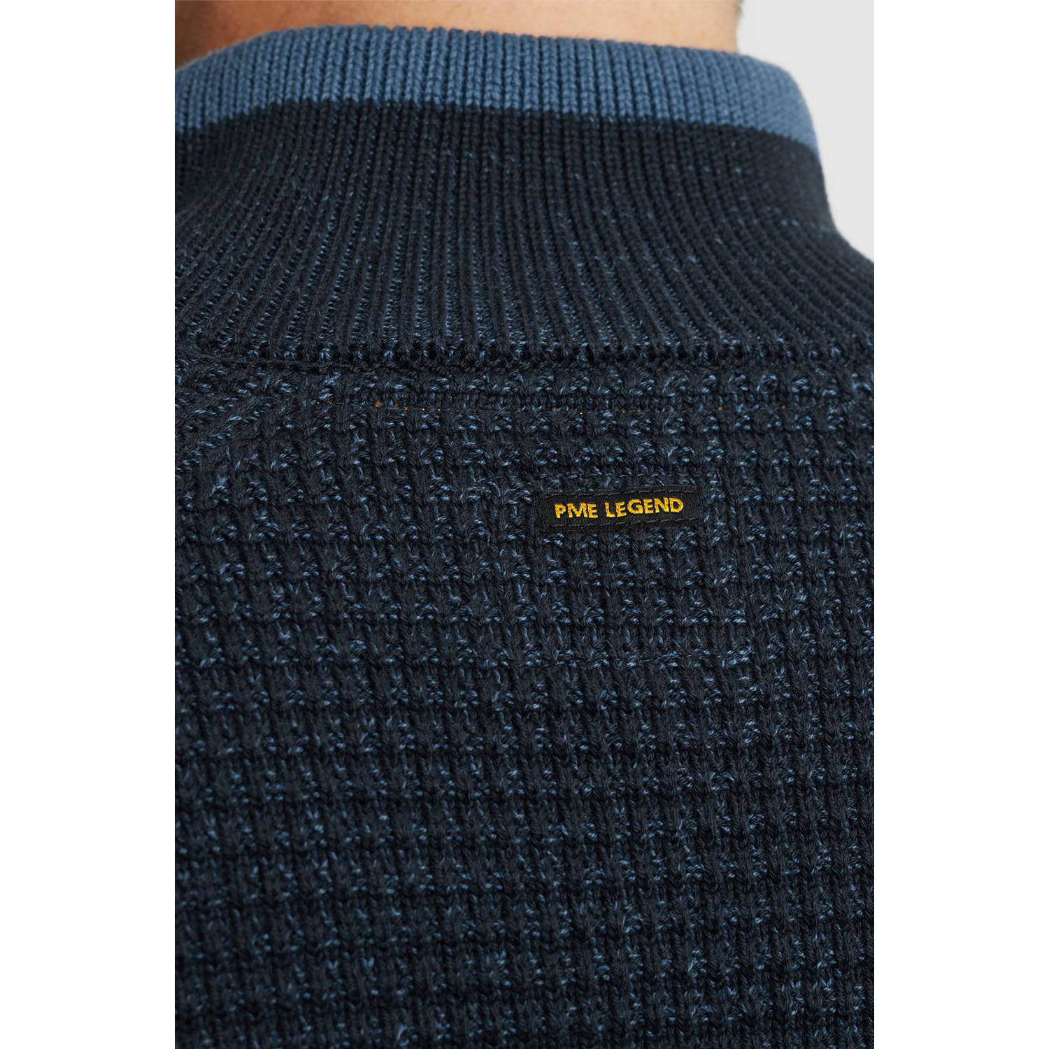 PME Legend gemêleerd sweatvest donkerblauw