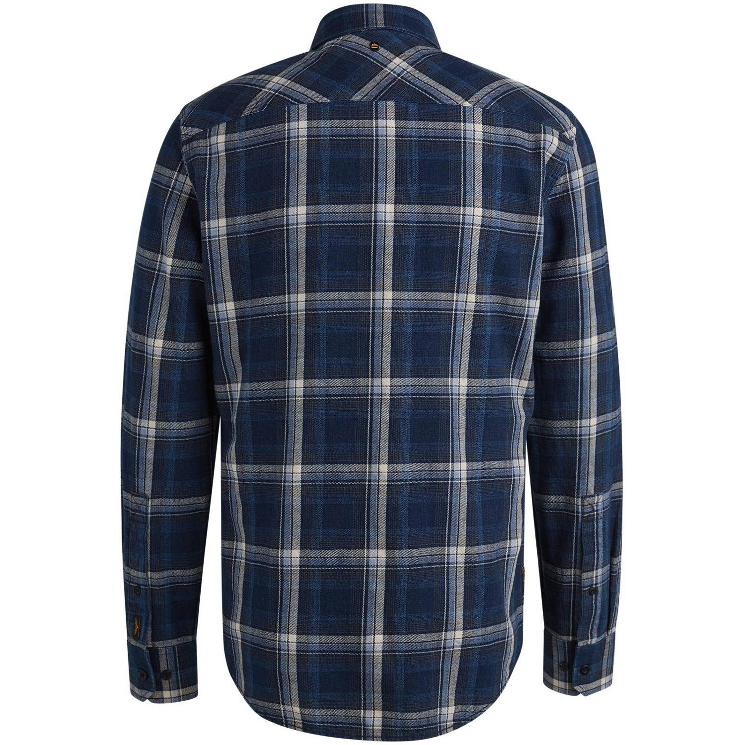 PME Legend casual overhemd donkerblauw