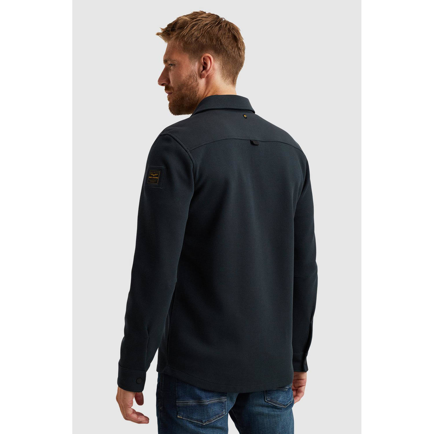 PME Legend overshirt donkerblauw